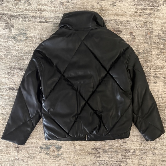Abercrombie Oversized Leather Jacket - Picture 2 of 5